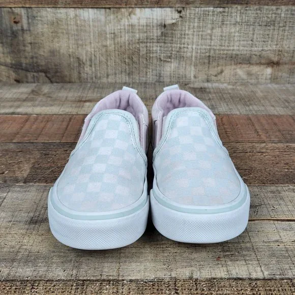 Vans Classic Slip On Checkered Toddler Sz 11 Colorful Casual Sneakers  School - Picture 2 of 9